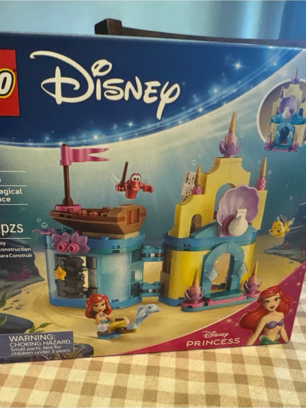 Disney Princess Ariel Sea Castle Playset - Yellow & Blue - Picture 2 of 3